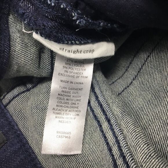 Halogen Straight Crop Side Stripe Jeans E8 - Picture 6 of 6